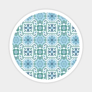 Azulejo #24- vector Portuguese Moorish pattern Magnet